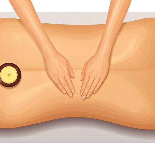 Massage relaxant du dos aux huiles chaudes